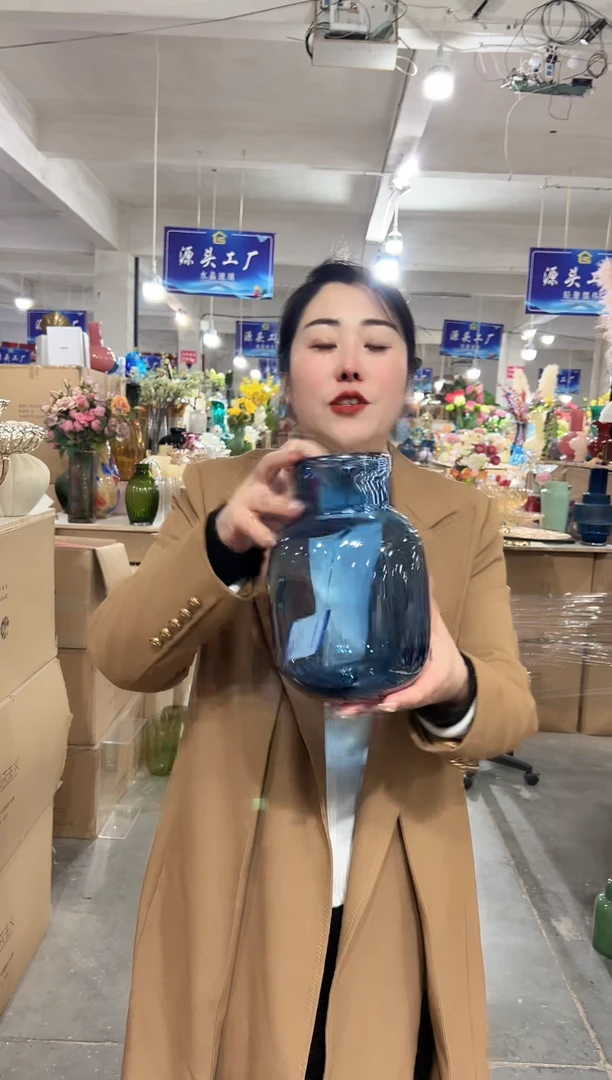 【闪购商品】玻璃花瓶厂唐总-微瑕--EB88N