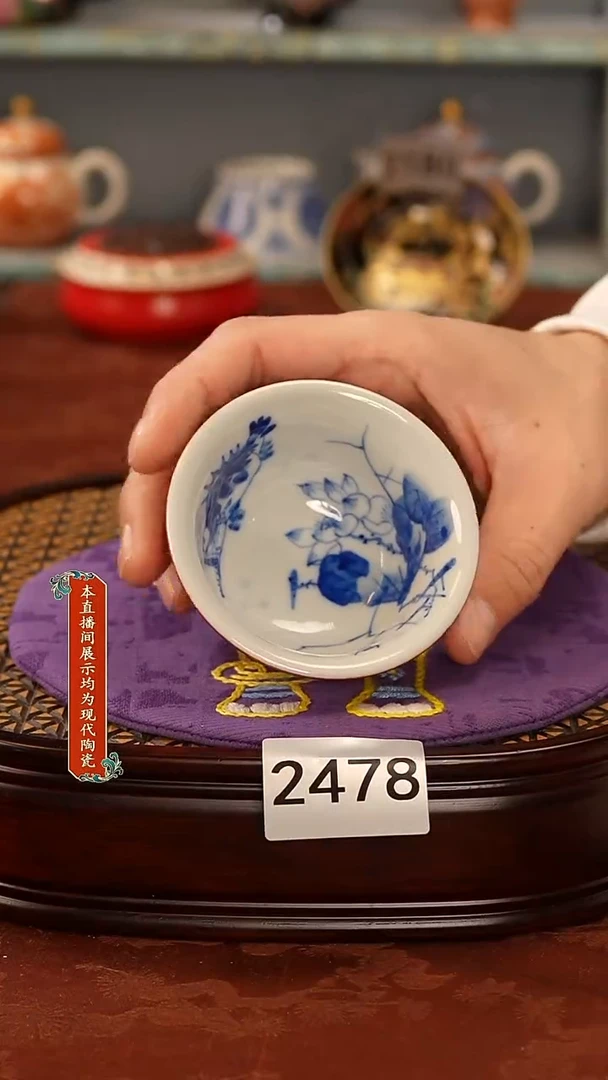 瓷片景德镇手工手绘2478