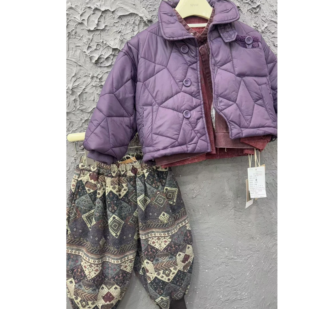 小童日系薄棉外套