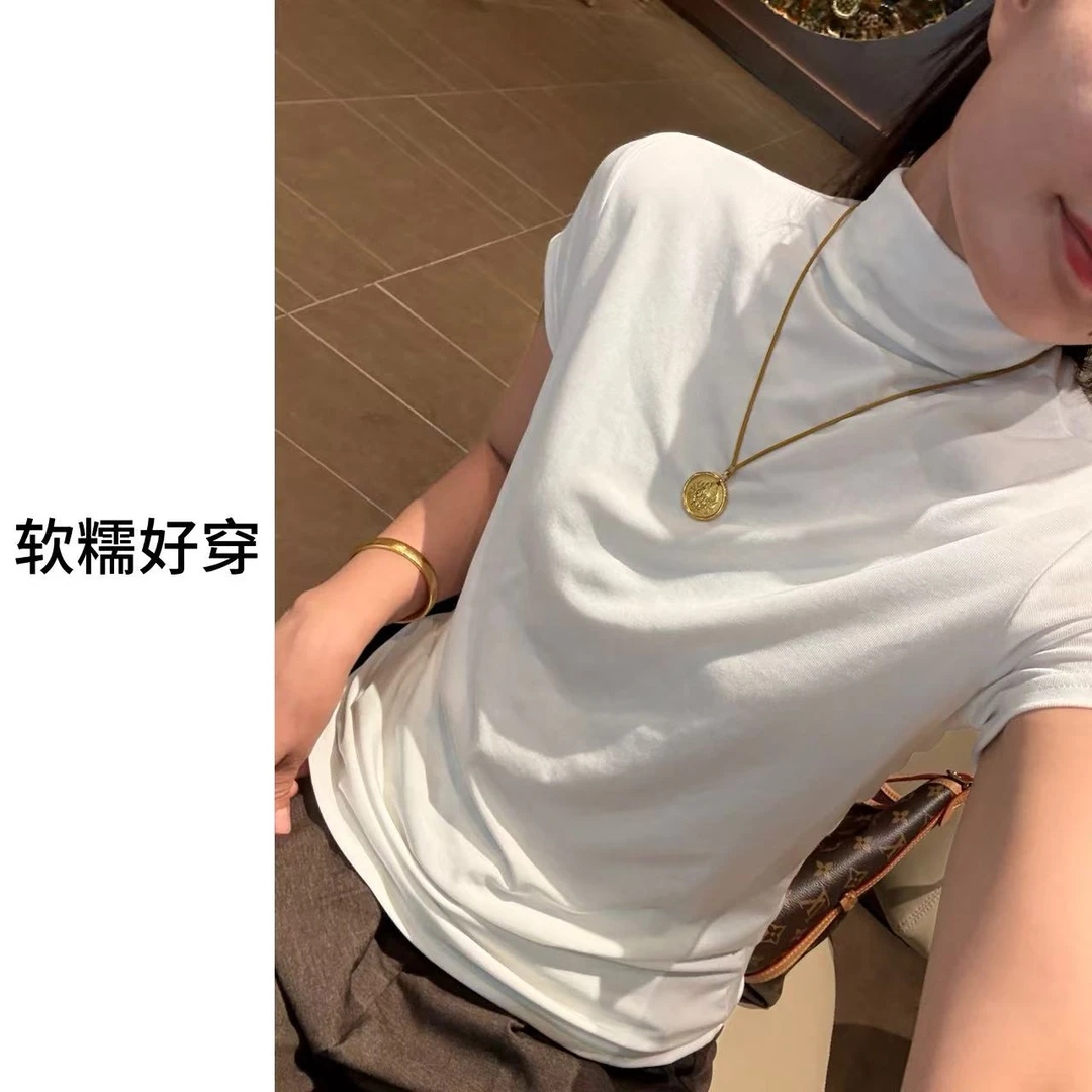 【S.宋晓暖】秋季新款百搭显瘦小香版型短袖NJ-4051