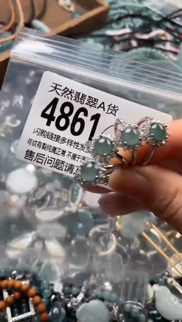 翡翠未镶嵌颈饰多样性发其一4861