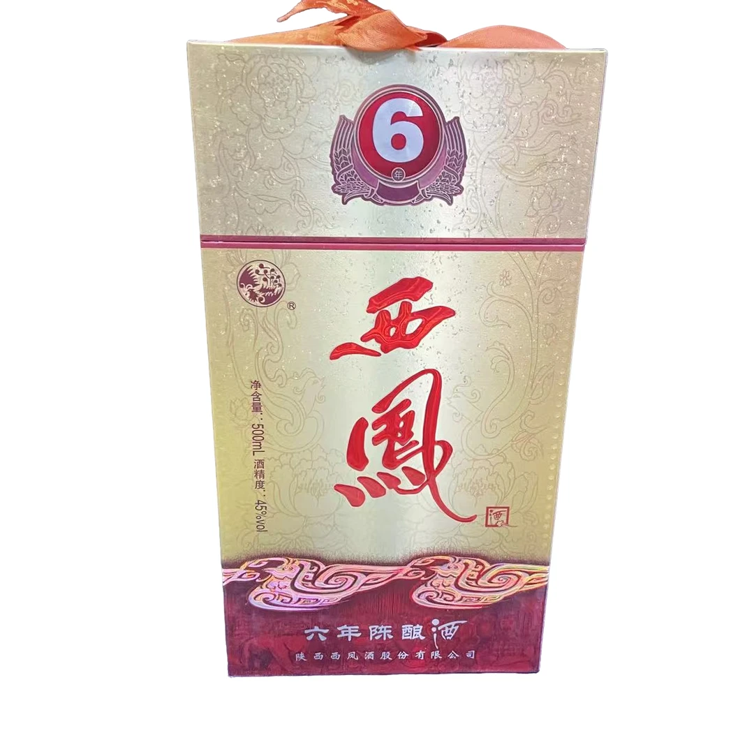 西凤酒六年陈酿 45度500ml*1瓶 白酒