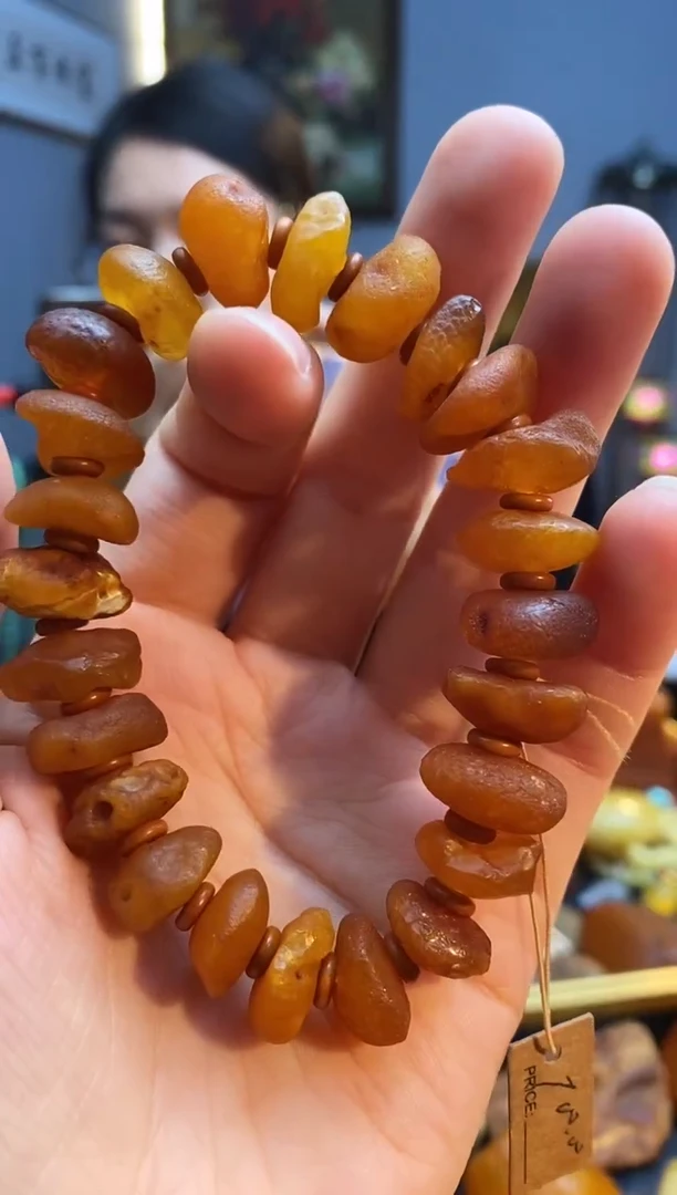 手链琥珀未镶嵌手串