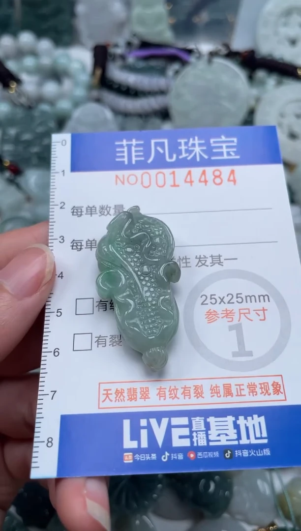 颈饰未镶嵌翡翠14484