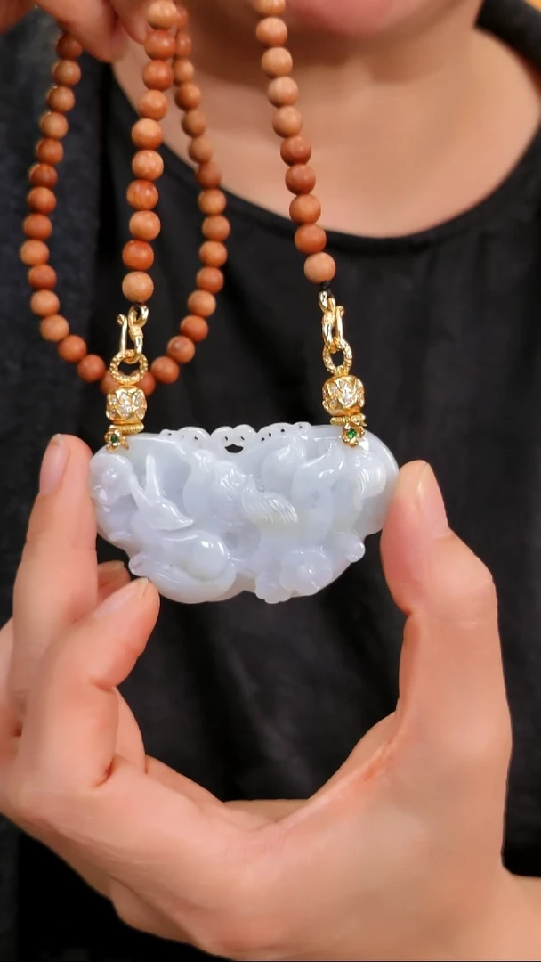 颈饰未镶嵌翡翠国风