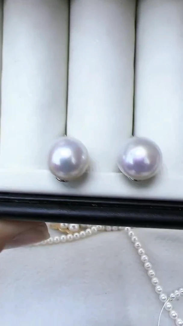 【闪购商品】淡水珍珠耳饰银S925镶嵌高跟鞋