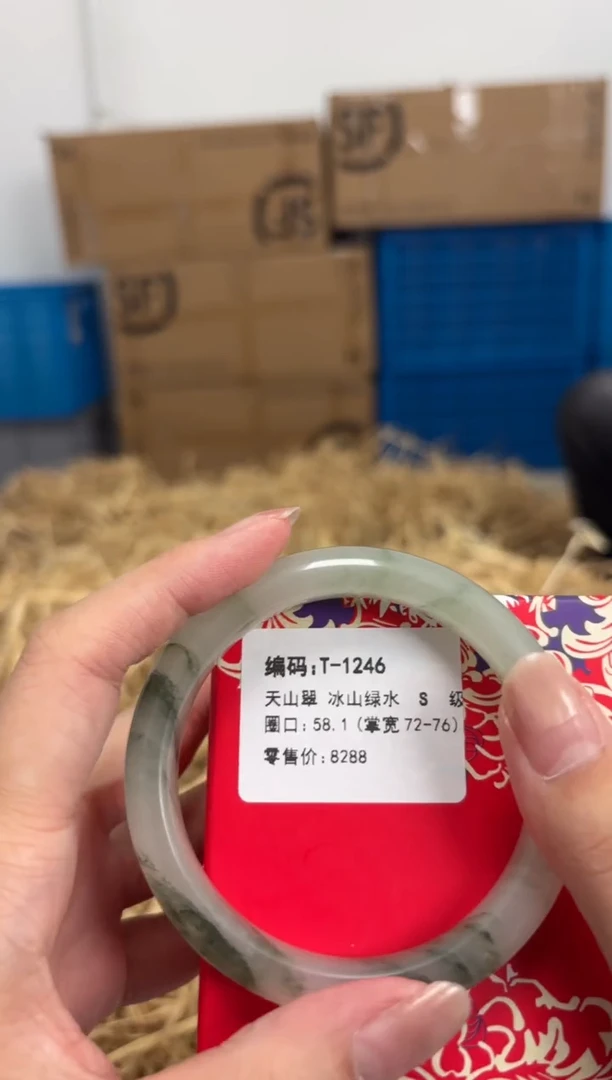 未镶嵌手镯石英质玉T-1246
