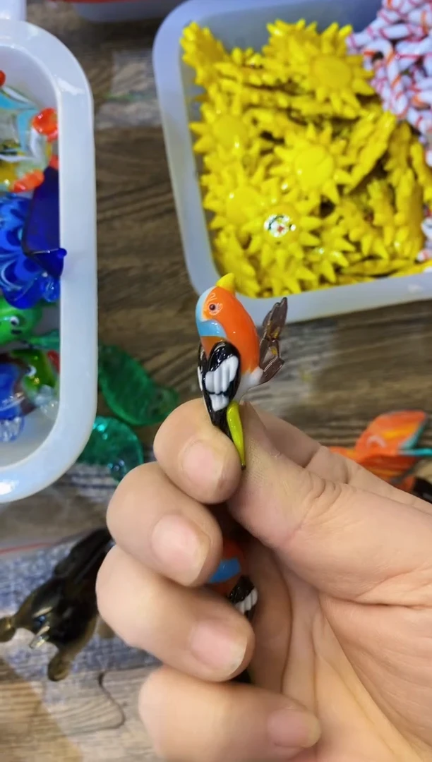 【闪购商品】琉璃手工艺品微瑕鸟