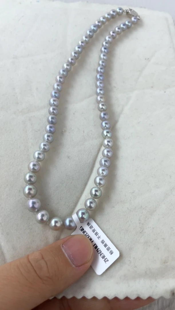 【闪购商品】海水珍珠颈饰银S925镶嵌项链