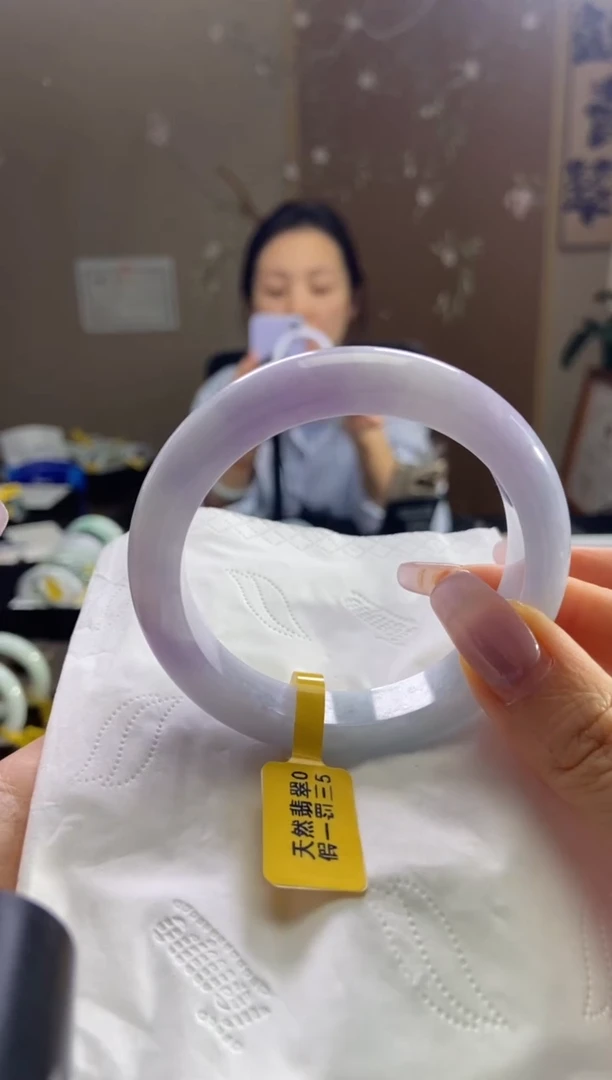 未镶嵌手镯翡翠55.5圈口t