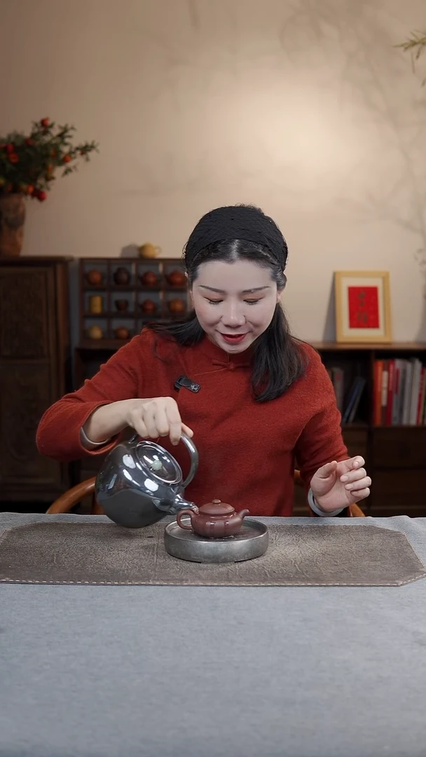 【闪购商品】紫砂茶宠二号井紫泥紫砂壶