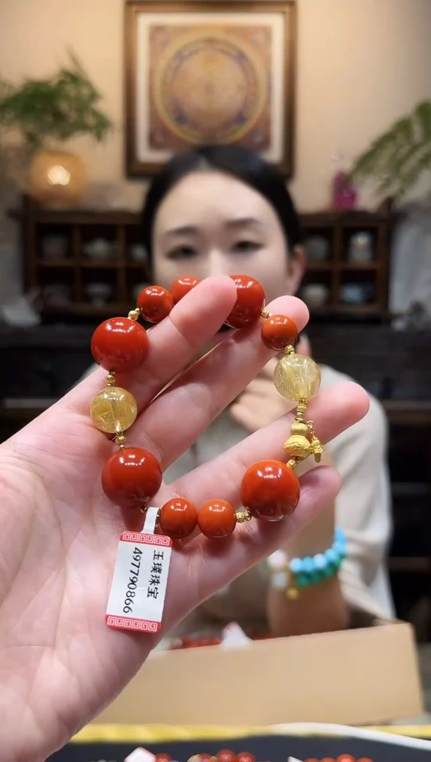 未镶嵌手链南红玛瑙手链