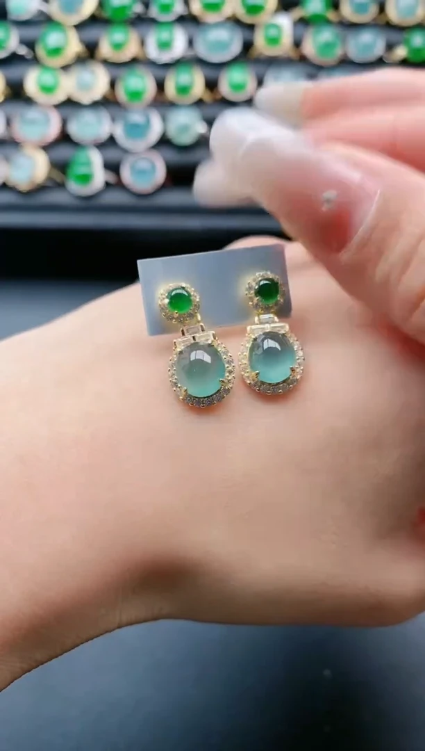 【闪购商品】翡翠戒指银S925镶嵌11111111