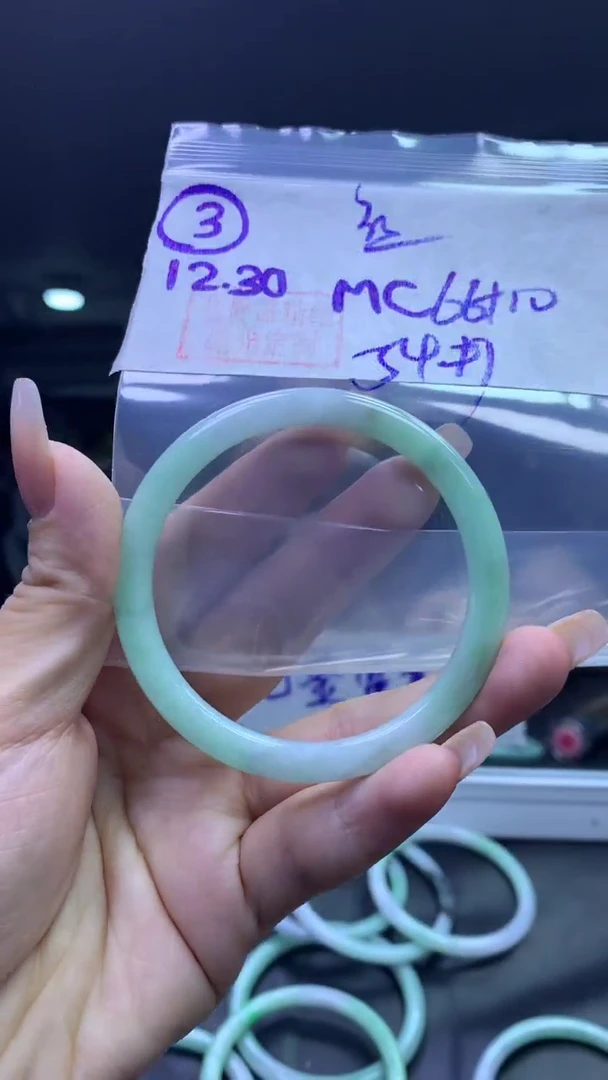 未镶嵌定制翡翠3叮当54纹+66元+拍一发一