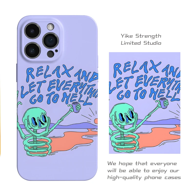 随它去菲林适用苹果17promax/全包情侣可爱手机壳insVIVO华为小米