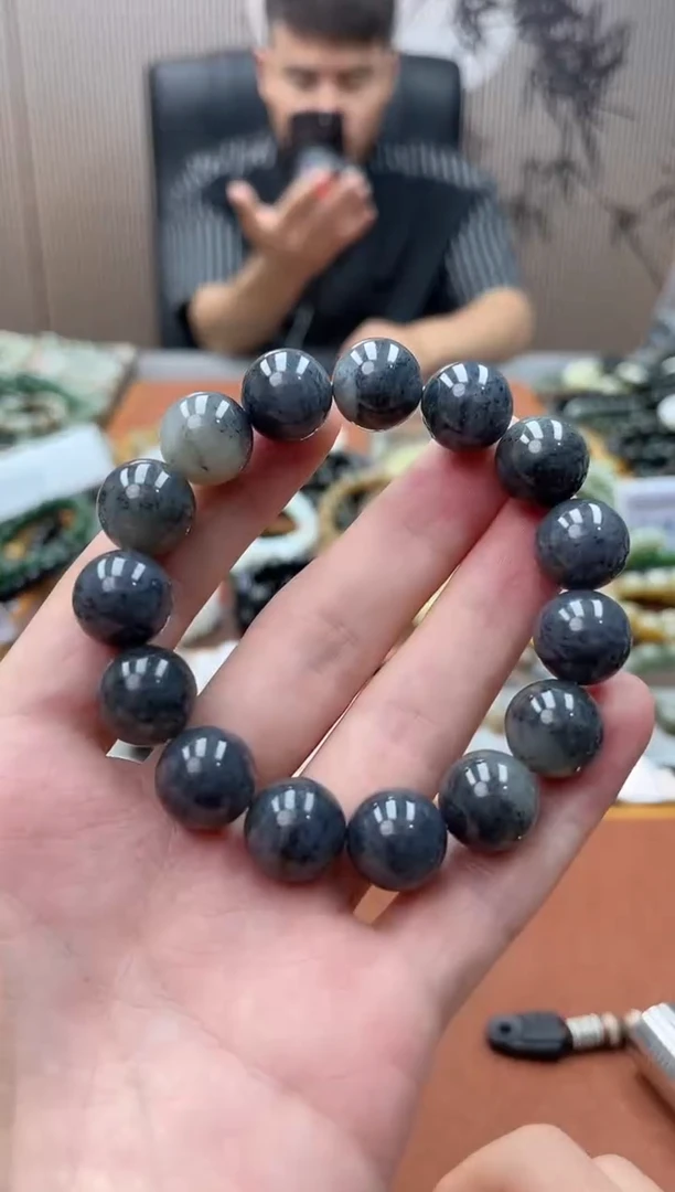 手链未镶嵌和田玉14青花