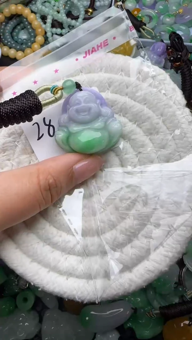 颈饰未镶嵌翡翠缅甸翡翠吊坠