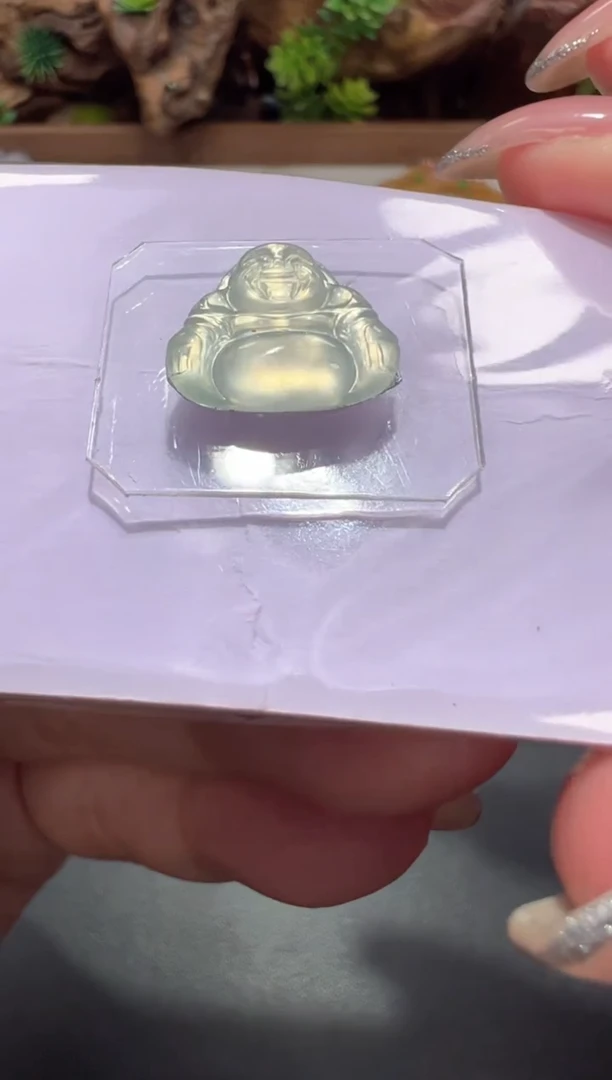 未镶嵌定制翡翠11.2*13.4*3.2佛公