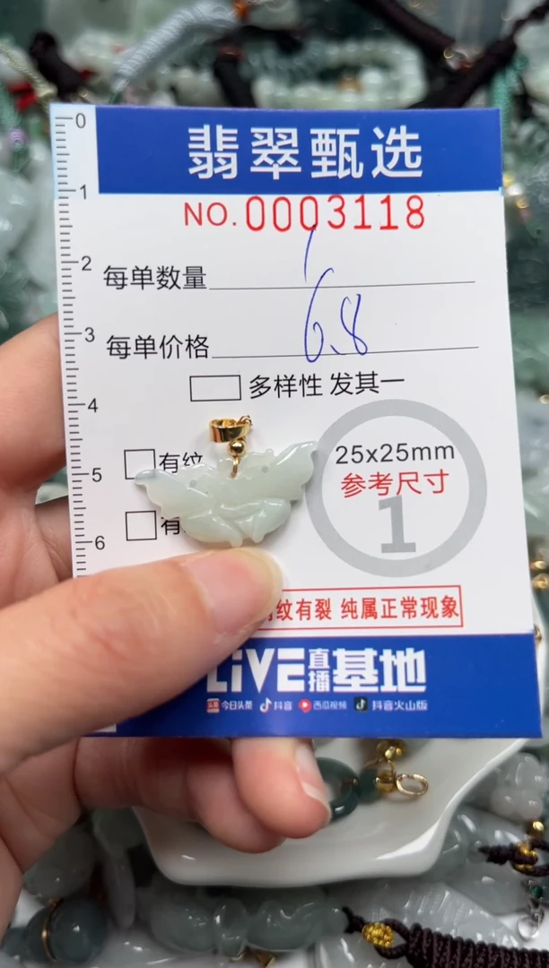 【闪购商品】翡翠颈饰未镶嵌00..3118