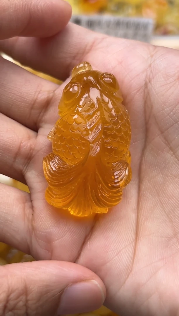 未镶嵌琥珀裸石蜜蜡珠子带瑕疵
