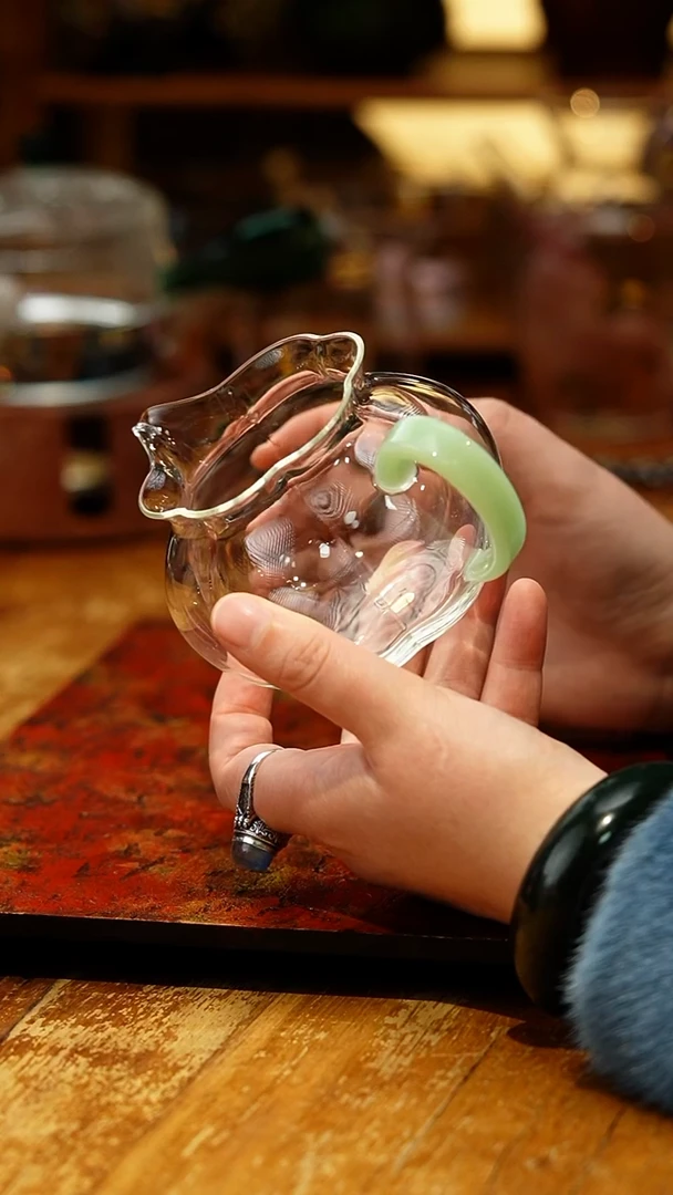 【闪购商品】禾器/晶彩纳福茶海/浅玉色