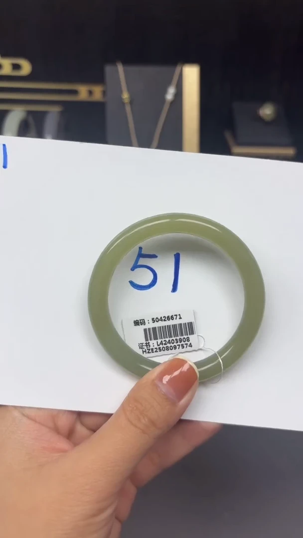 未镶嵌手镯和田玉6671