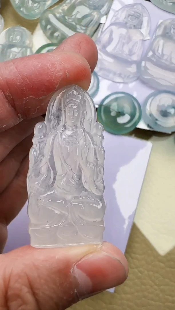 颈饰未镶嵌翡翠缅甸翡翠a货