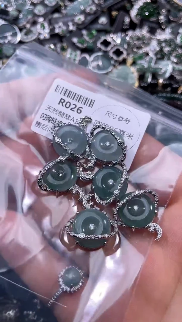 【闪购商品】翡翠颈饰未镶嵌R026多样性发其一