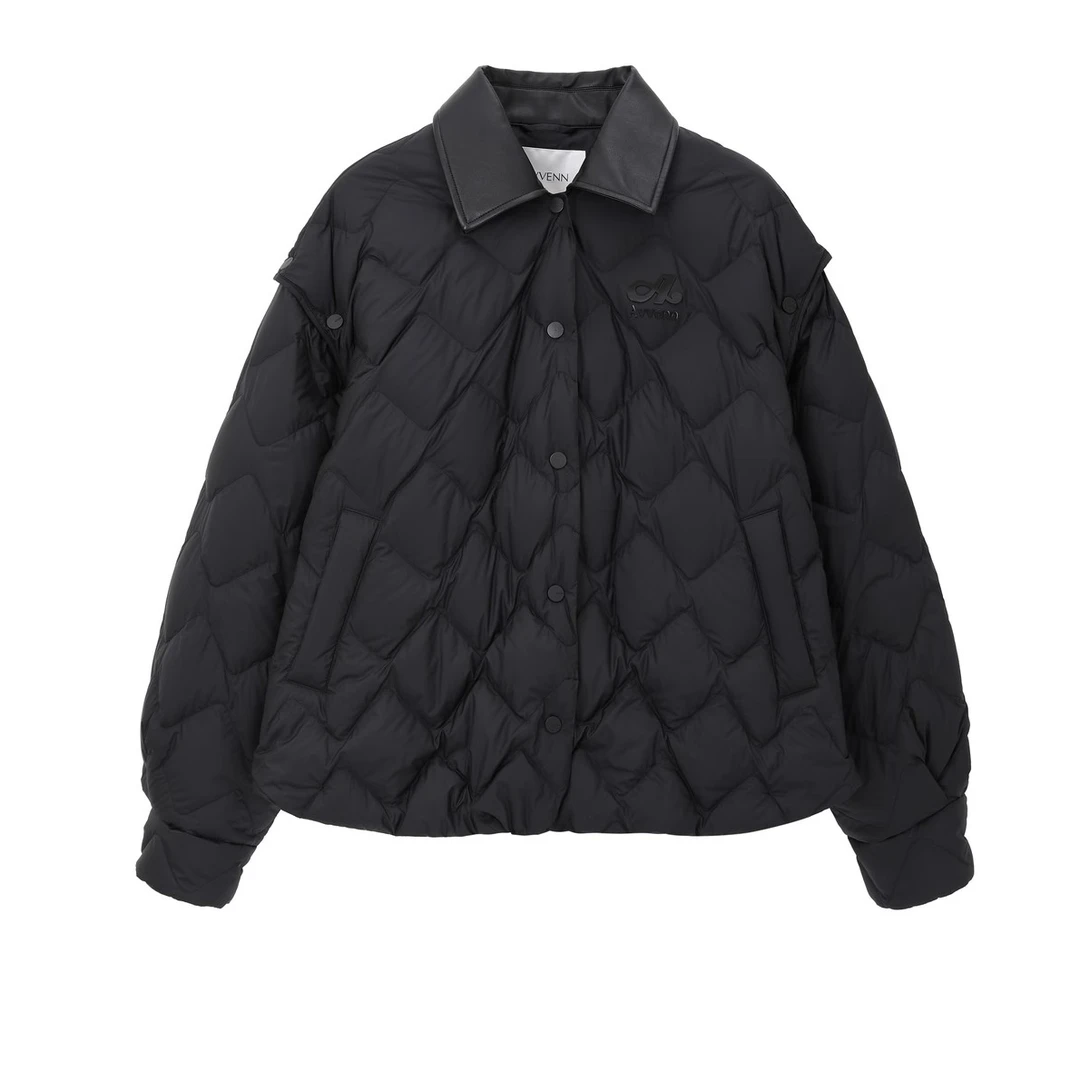 【茉舍】AVVENN轻薄菱格宽松羽绒服AL90502816-1690