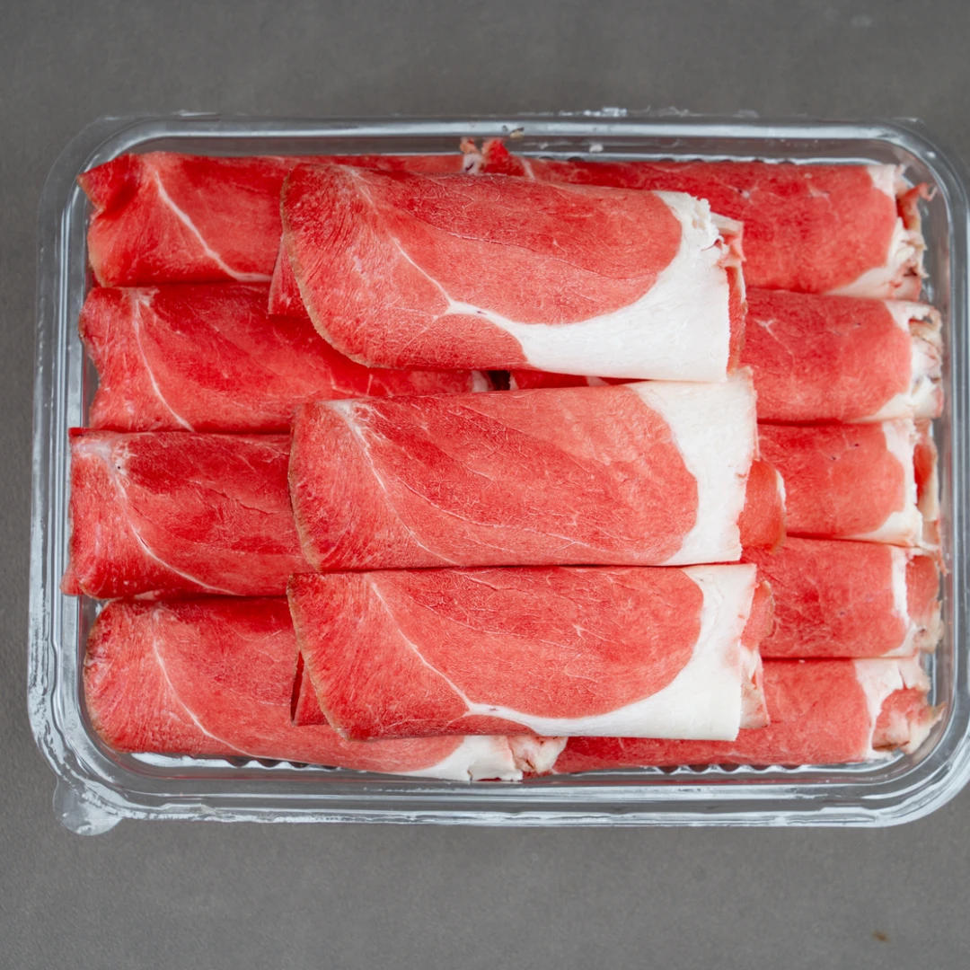 【外卖到家】原切谷饲肥牛卷500g*2盒（四人餐）【好东西】