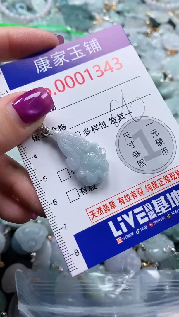 颈饰未镶嵌翡翠1343