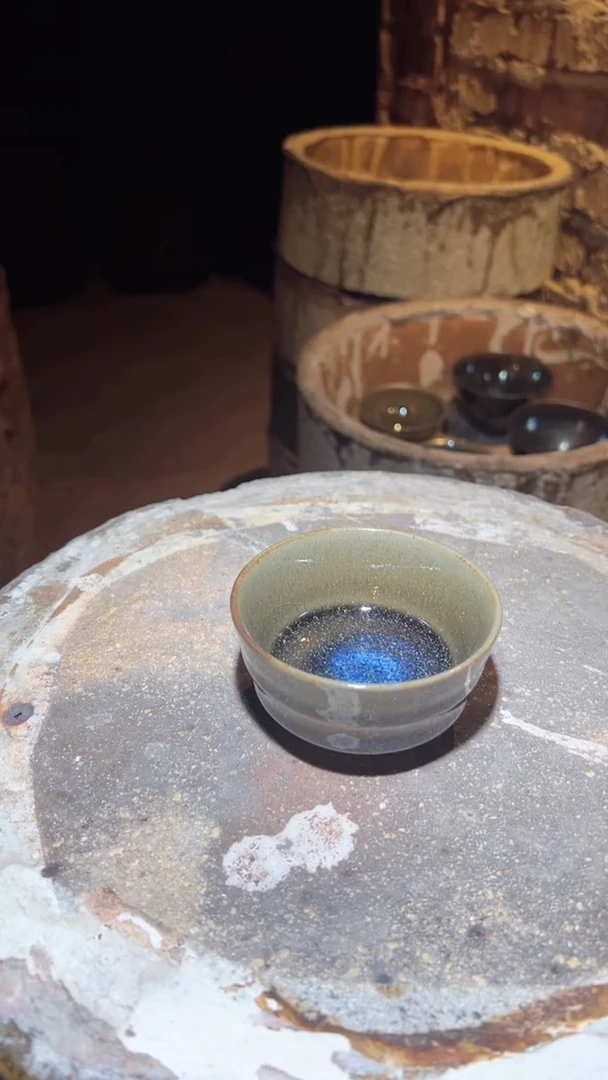 茶盏66柴烧建盏主人杯