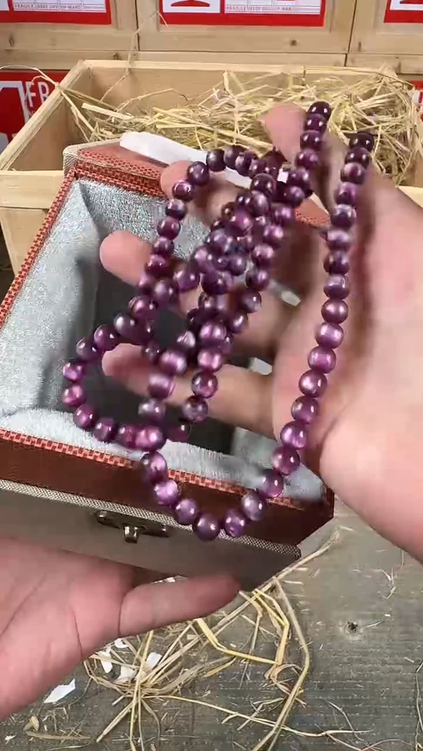 手串菩提根/象牙果紫韵108