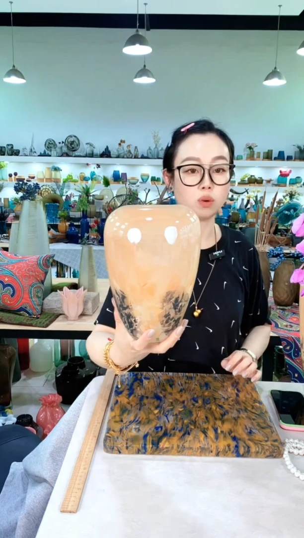慕忆家手作琉璃花瓶