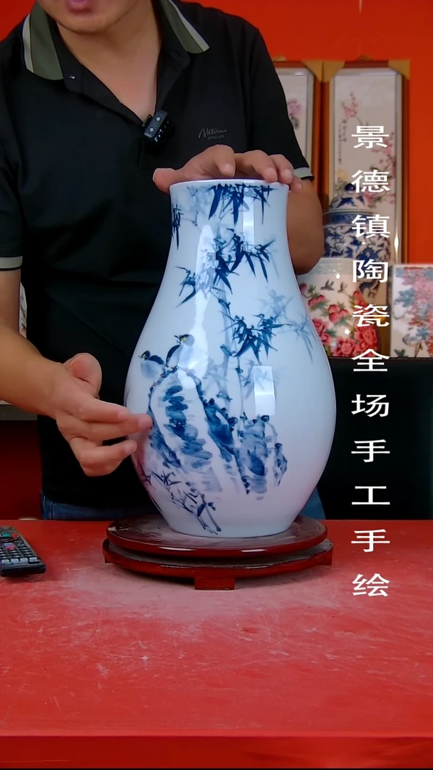 摆件景德镇陶瓷 全场手工手绘14