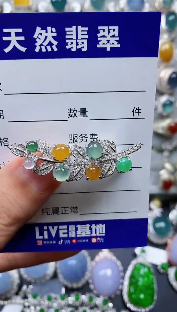 【闪购商品】翡翠颈饰银S925镶嵌0286