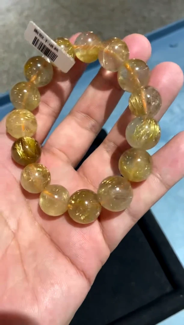 【闪购商品】水晶961-未镶嵌金发钛金14mm+