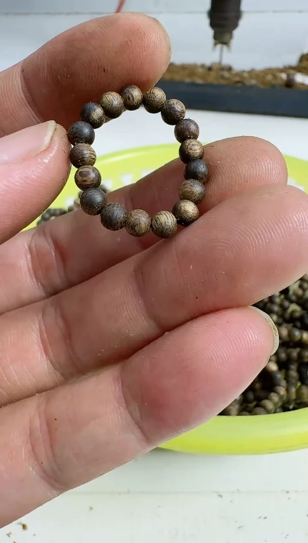 【闪购商品】沉香沉香碎屑绿棋楠沉香戒指 多样性发一个