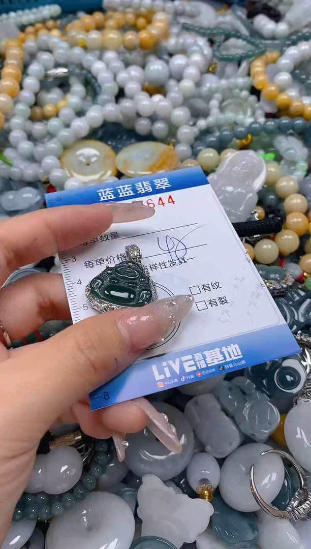 翡翠未镶嵌颈饰闪购0267644