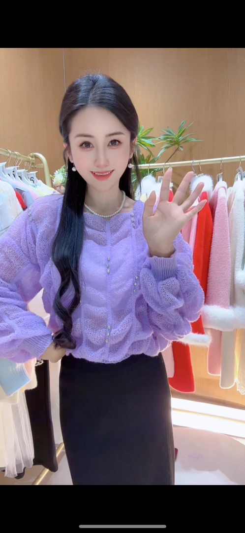 女式洋气高端气质小衫时髦时尚韩版套装