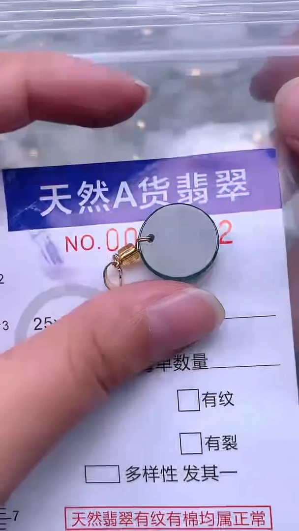 翡翠未镶嵌吊坠(不含链)1