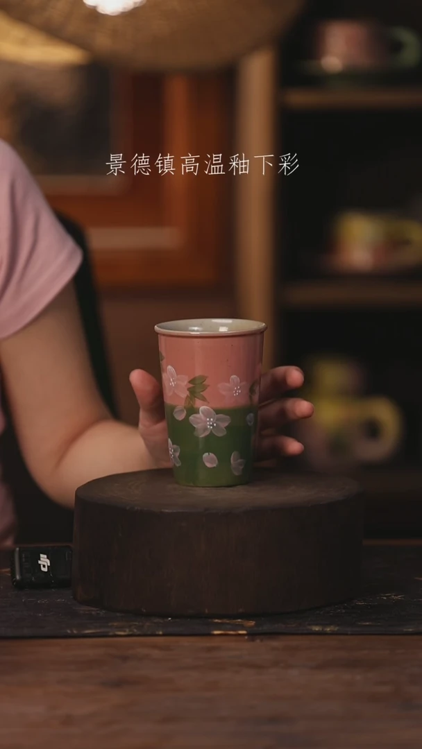 陶瓷景德镇高温釉下手绘陶瓷072