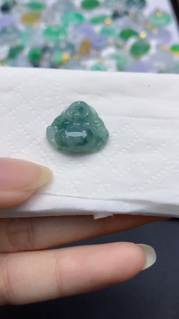 翡翠未镶嵌颈饰天然缅甸a货翡翠百元以上9元证书费自理