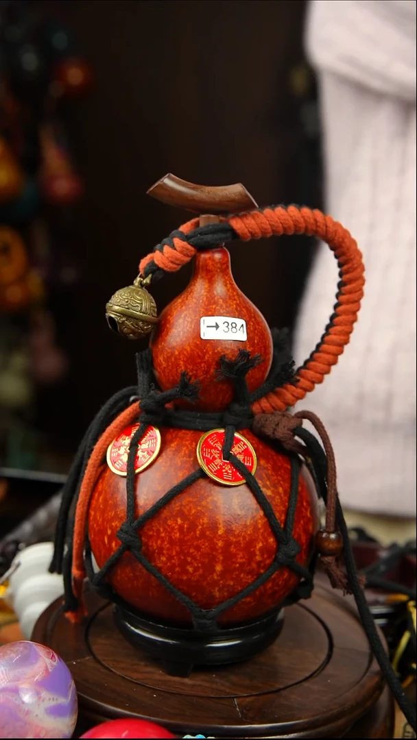 384号500ml左右非遗大漆酒葫芦