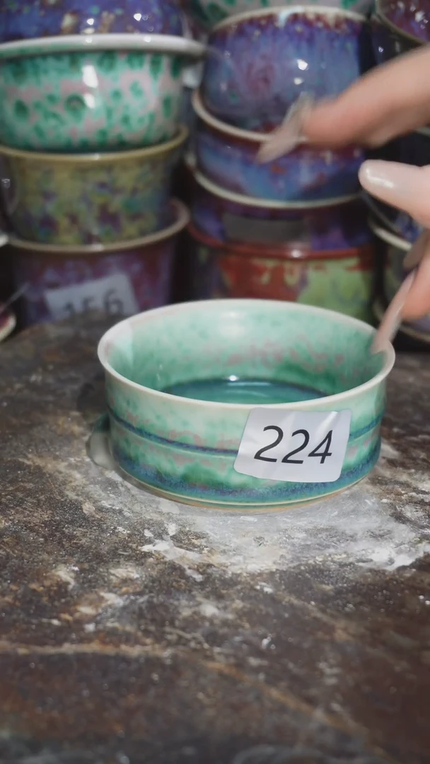 摆件精品窑变钧瓷茶器