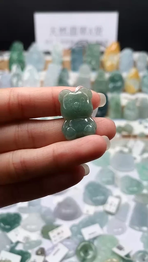 吊坠(不含链)未镶嵌翡翠104小熊