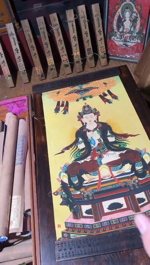 卷轴画卷轴画卷轴画旭旭的唐卡