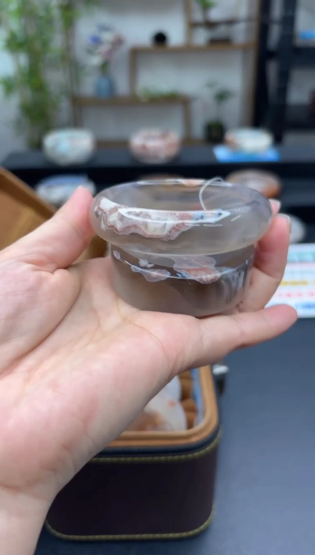 【闪购商品】石英质玉手镯未镶嵌C806(56圈赠送镯心)