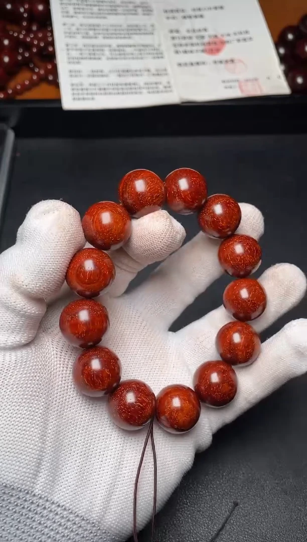 手串/手链小叶紫檀1.8爆满水波满S纹