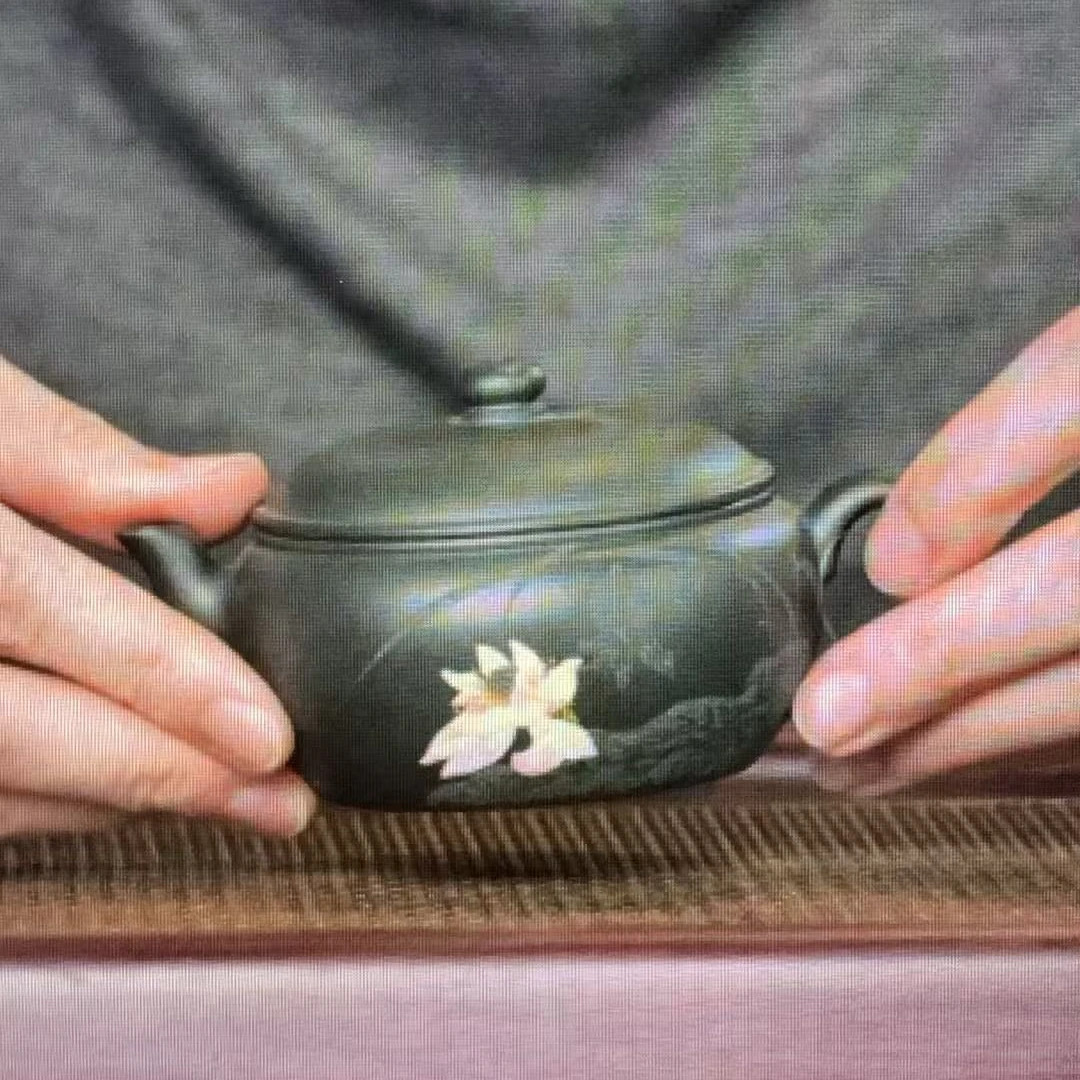 【珽仓破价】YZ623J华曌 天茶星 绘荷花 青段 128CC